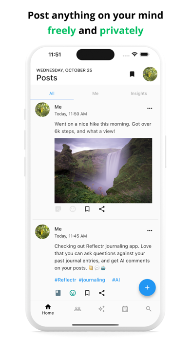 AI Journal & Diary - Reflectr Screenshot