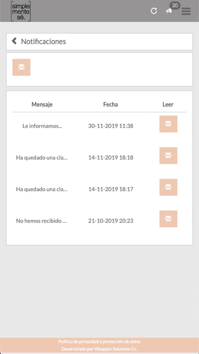 Simplementesé iPhone screenshot