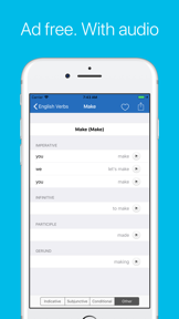 English Verb Conjugator Pro screenshot