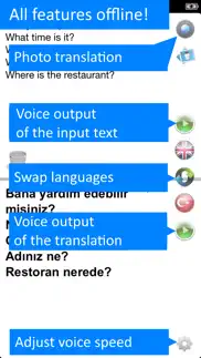 offline translator turkish pro iphone screenshot 1