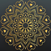 曼陀罗花纹