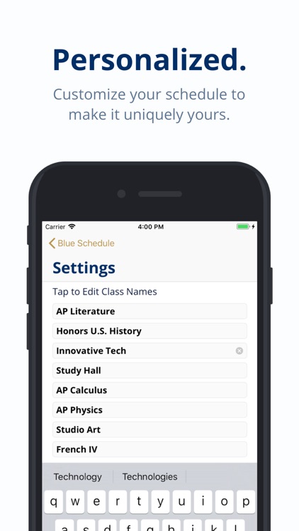 Heritage Hall Schedule