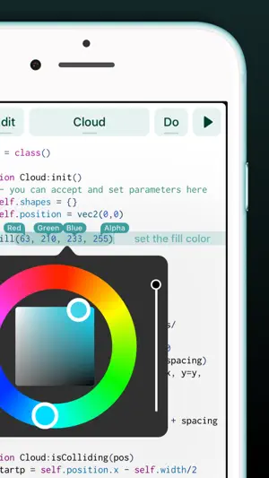 Codea screenshot 2