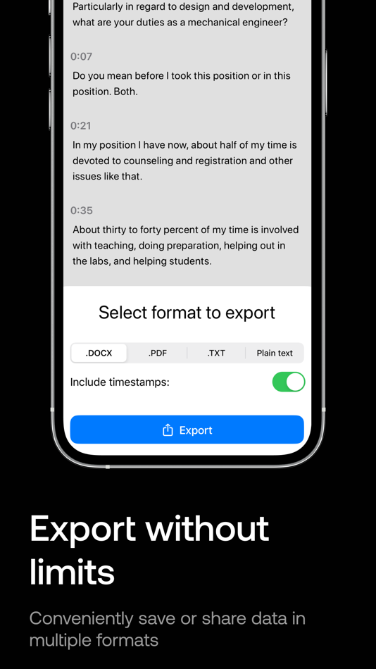 #4. Transcribe voice to text - Pro (iOS) 由: Oleh Kuplin