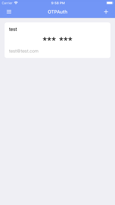 Screenshot #3 pour OTP-Auth