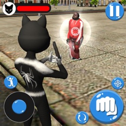 Super Spider Cat Hero Game 3D
