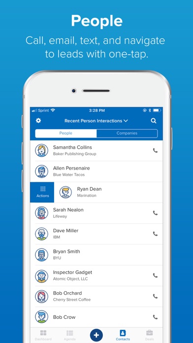 Pipeline - A Simple CRM Screenshot