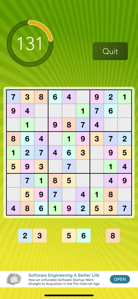 Brain Monitor: Sudoku