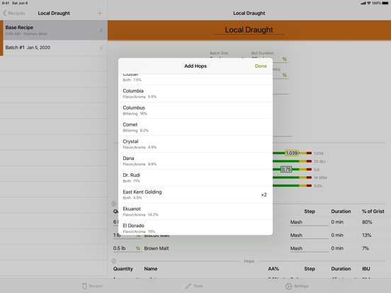 Brewtist iPad screenshot 2 - Food & Drink app