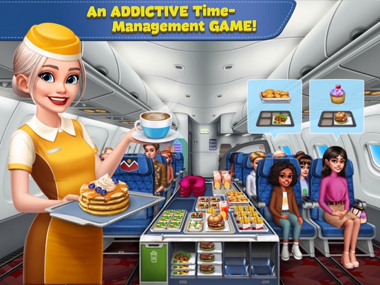 Airplane Chefs - Cooking Game iPad app afbeelding 1