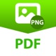 PNG to PDF app icon - Productivity app for iPhone