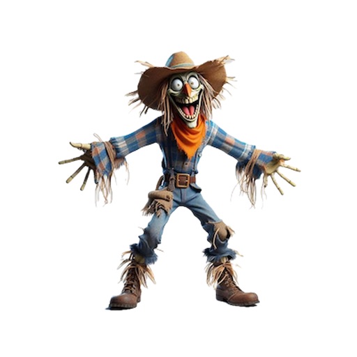 Goofy Scarecrow Stickers