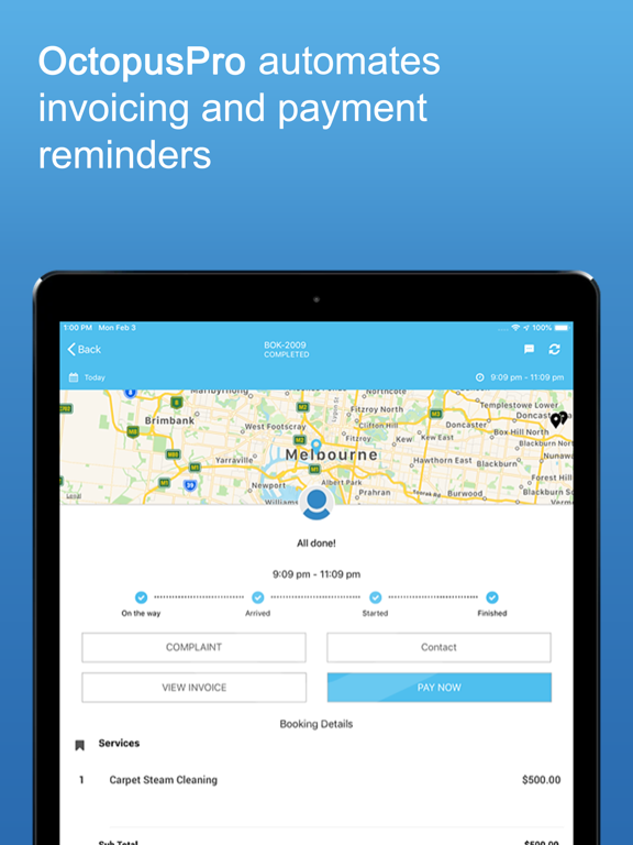 OctopusPro iPad screenshot 5 - Business app