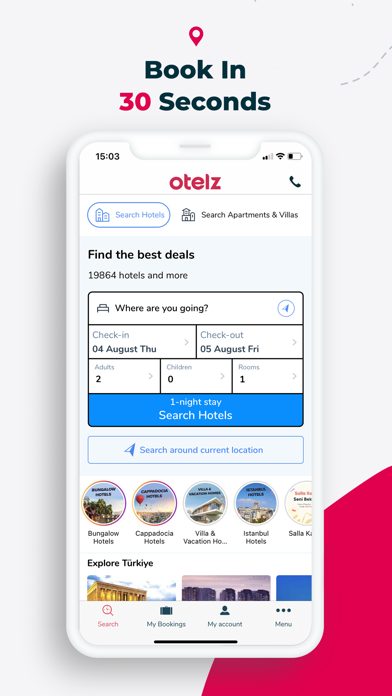 Otelz - 21.000+ Türkiye Hotels Screenshot