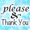 please & thank you stickers icon