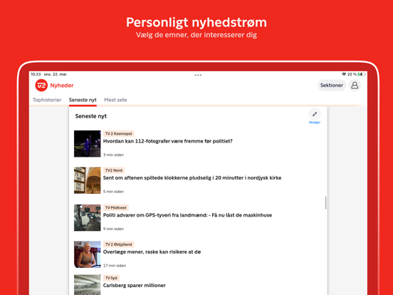 Screenshot #5 pour TV 2 Nyheder