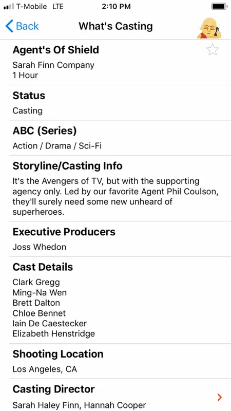 Actor Genie App screenshot 4 of 5