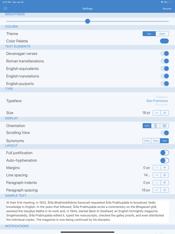 Srimad-Bhagavatam, Canto 2 iPad screenshot 5 - Book app