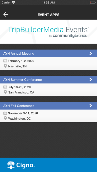 Screenshot #3 pour TripBuilder Media Events