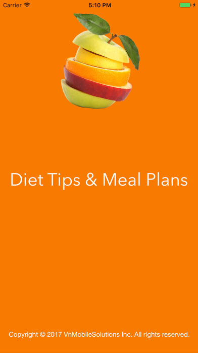 Screenshot #1 pour Meal Planner & Diet Plan
