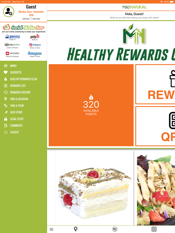 Mas Natural iPad screenshot 5 - Food & Drink app