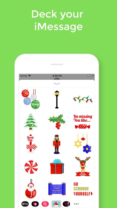 MerryMoji iPhone screenshot 3 - Stickers app