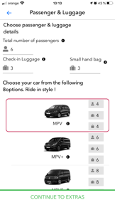 Twelve Client Airport Transfer screenshot