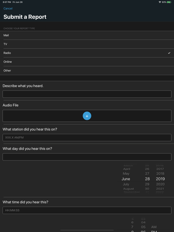 Campaign Detective iPad screenshot 4 - News app
