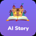 Icon for AI Story Generator. - Ngan Nguyen App