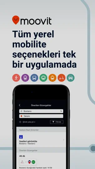 Moovit: Toplu Taşıma iPhone Ekran Görüntüsü 1