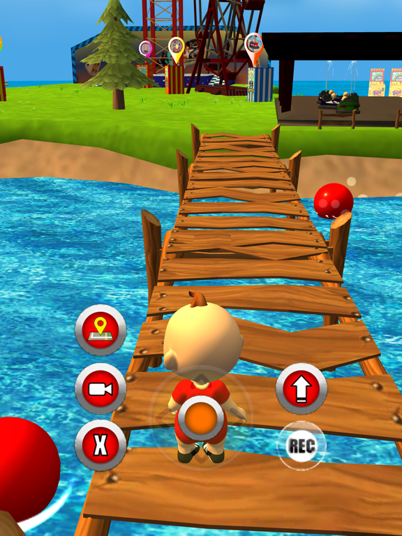 Baby Babsy Amusement Park 3D iPad screenshot