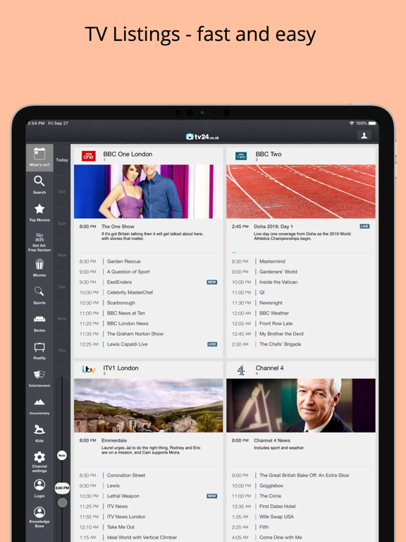 Screenshot #4 pour tv24.co.uk TV Guide & Listings
