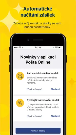 Pošta Online screenshot 2