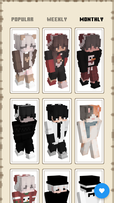 Skins for Minecraft : Skin Hub Screenshot