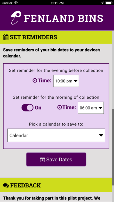 Fenland Bins Screenshot