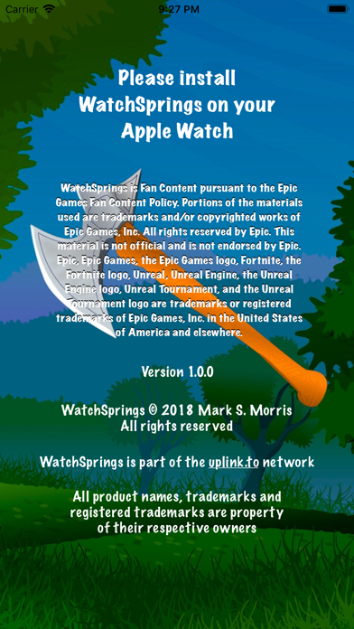 WatchSprings app screenshot