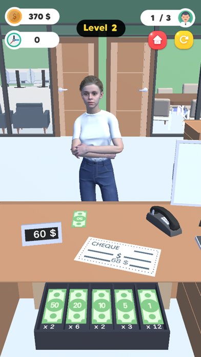 Cashier Money Bank Screenshot