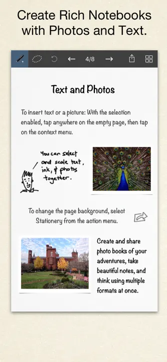 Inkflow Visual Notebook: Screenshot 2 von 5
