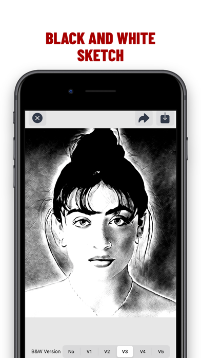Photo to AI Art Sketch Cartoon Screenshot