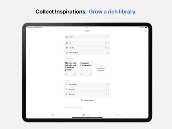 Thoughts - Quotes Manager iPad app afbeelding 1