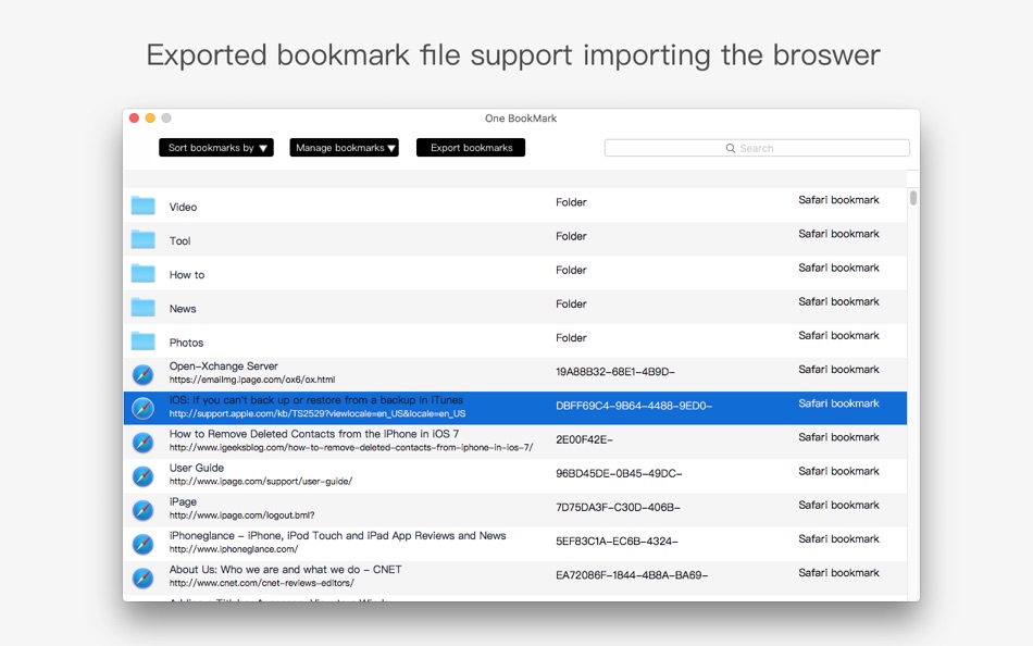 #7. One Bookmark (macOS) 由: 栋 陈