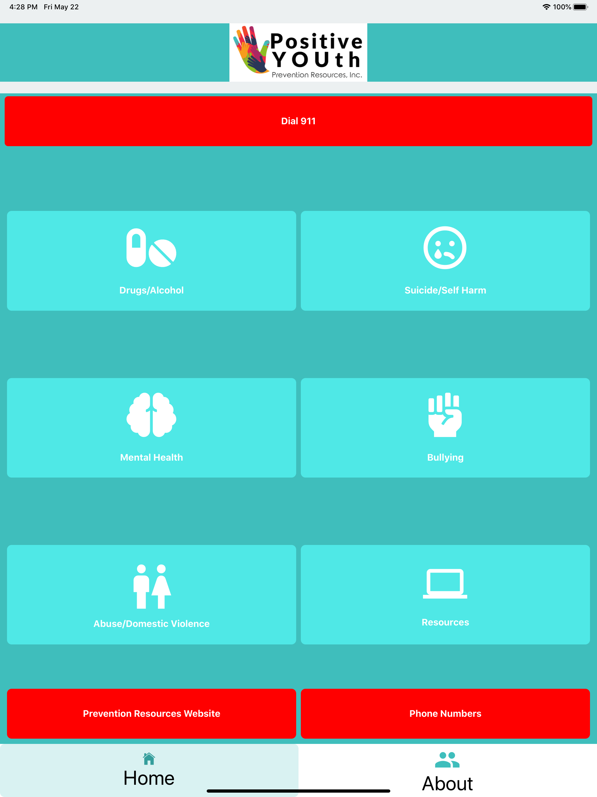 HELP App-Prevention Resources screenshot 10