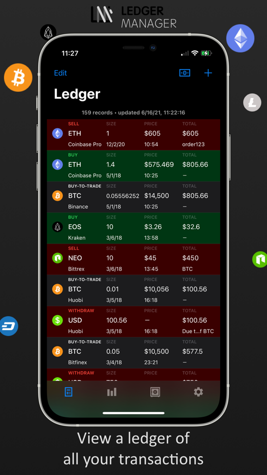 #1. Ledger Manager (iOS) 由: Karl Boghossian