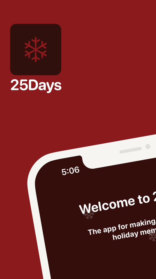 #1. 12Days - Social Advent Cal (iOS) Podle: Sawyer Billings
