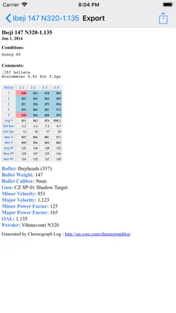 Chronograph Log screenshot 4