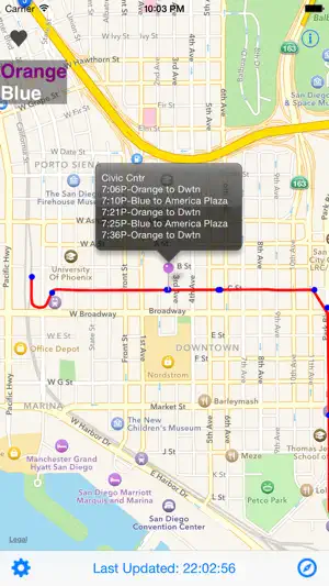 SAN Next Bus screenshot 2