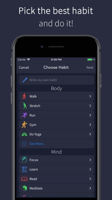 Screenshot #2 pour Habit Tracker: Productify