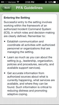 PFA Mobile iPhone image 4