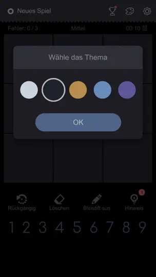 Screenshot von Sudoku - Klassisches Sudoku auf dem iPhone 5