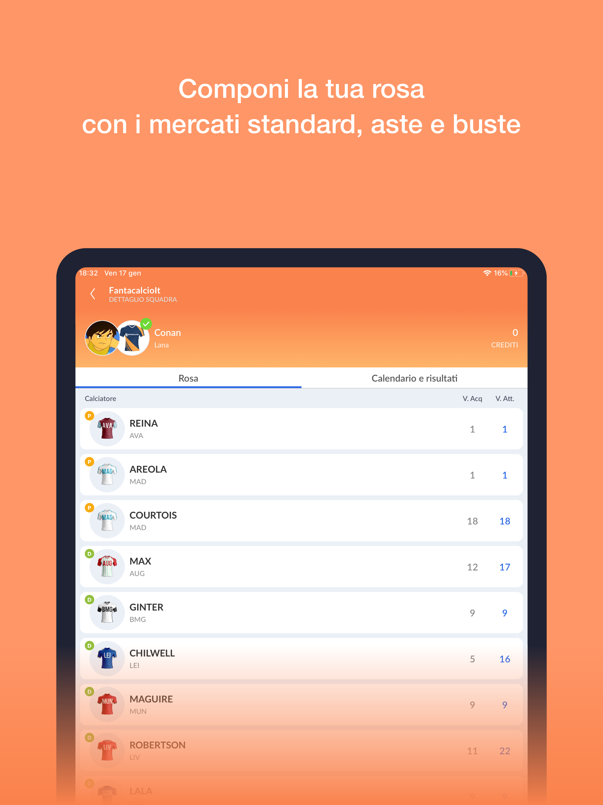 EuroLeghe Fantacalcio ® screenshot 13